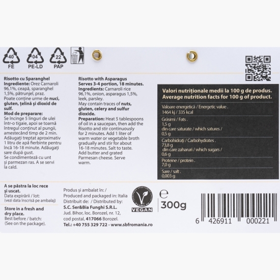 Risotto cu sparanghel 300g