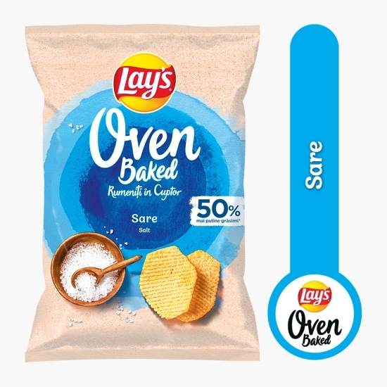 Chipsuri rumenite în cuptor cu sare, 50g (Oven Baked)