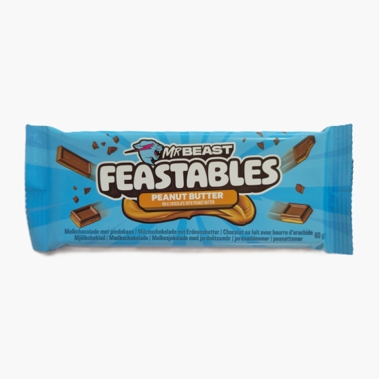 Ciocolată cu lapte și unt de arahide Deez Nuts 60g