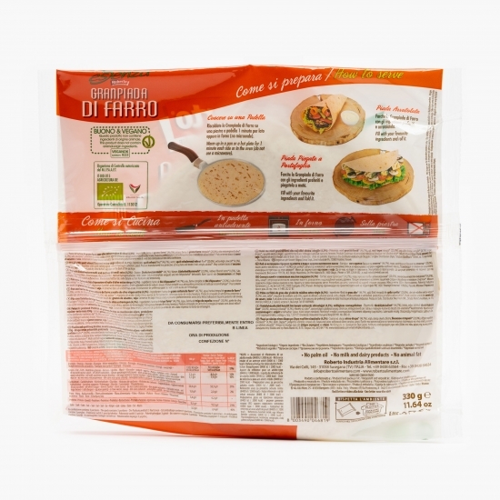 Lipii piadină eco cu făină integrală 330g