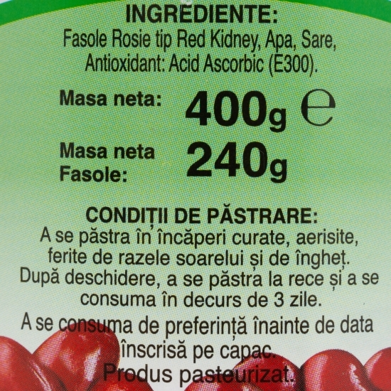 Fasole roșie Red Kidney 400g