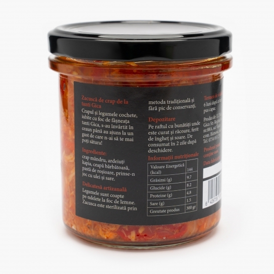 Zacuscă pătimașă cu crap mândru 300g