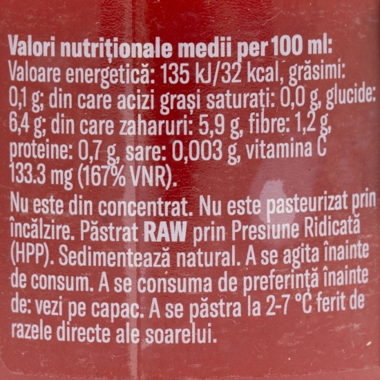 Raw shot cu vitamina C 60ml