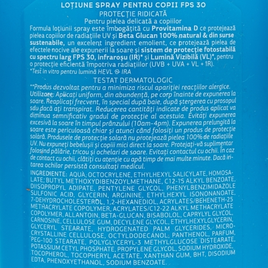 Spray cu protecție solară pentru copii Sun Kids SPF 30, 200ml