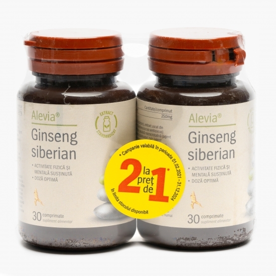 Ginseng siberian 2x30 comprimate