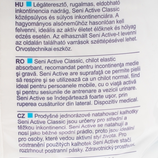 Scutece adulți tip chilot, mărime L ,30 buc