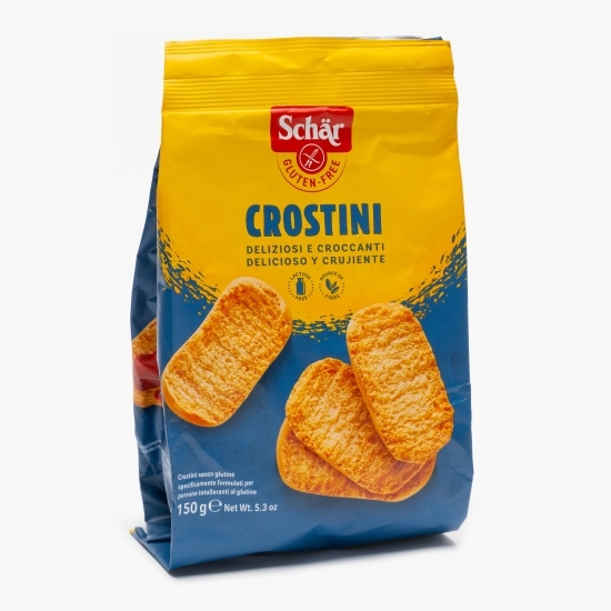Pâine prăjită fără gluten Crostini 150g 