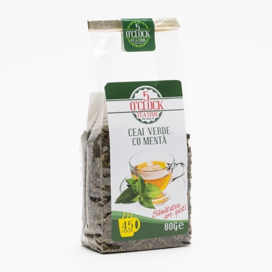 Ceai verde cu mentă 80g