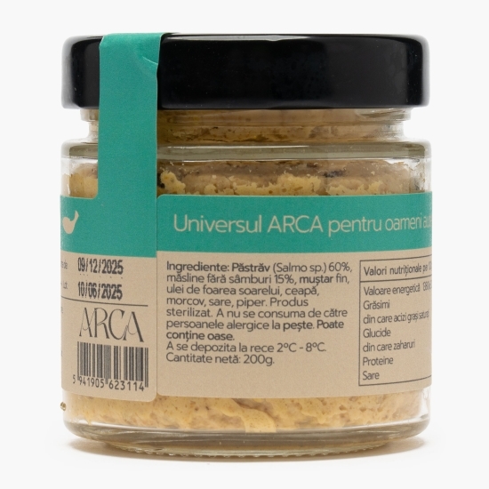 Pastă de păstrăv cu măsline, 200g