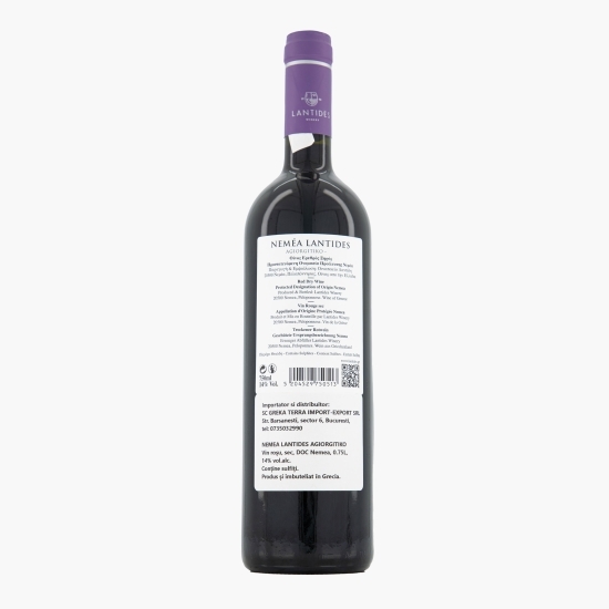 Vin roșu sec Agiorgitiko, 14%, 0.75l