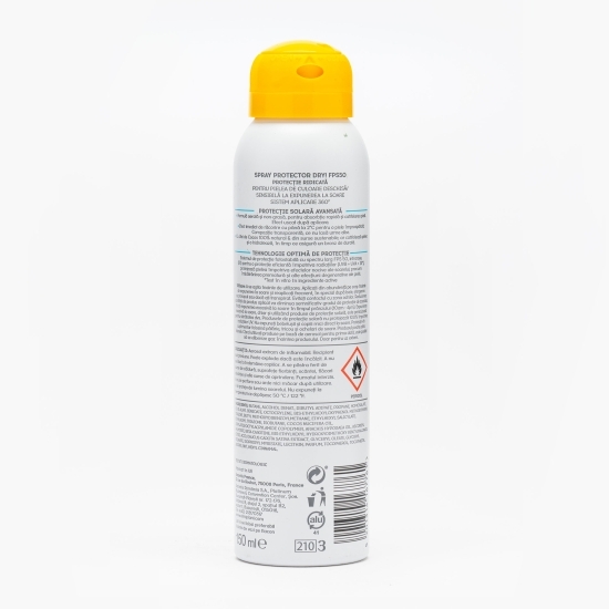 Loțiune spray cu protecție solară Dry Coconut Oasis SPF 50, 150ml