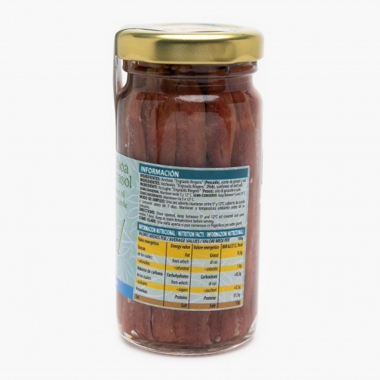 File de anșoa în ulei de floarea-soarelui 100g