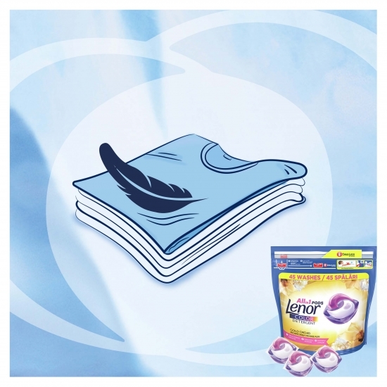Detergent de rufe capsule All in One Gold Orchid, 60 spălări