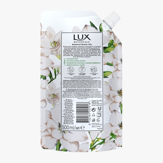 Rezervă gel de duș Frezie, Botanicals 0.5l