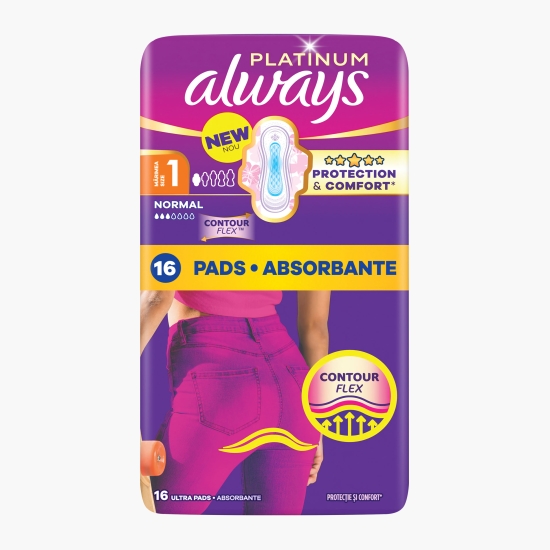 Absorbante Platinum normal 16 buc