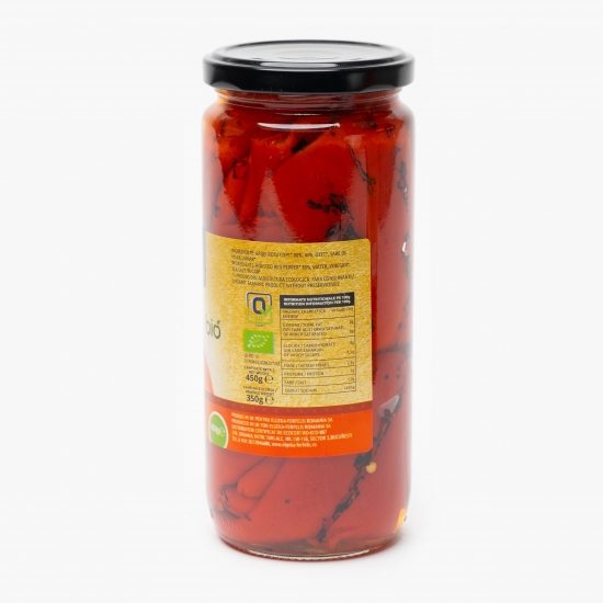 Ardei roșu copt eco în oțet 450g