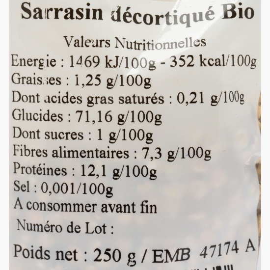 Hrișcă decorticată eco 250g