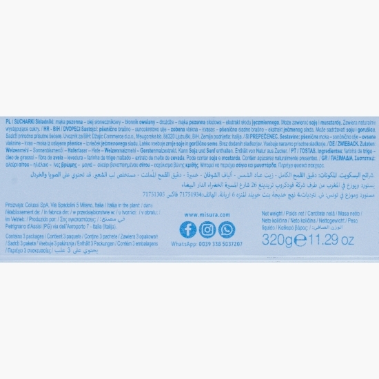 Pâine prăjită toast, fără zahăr 320g