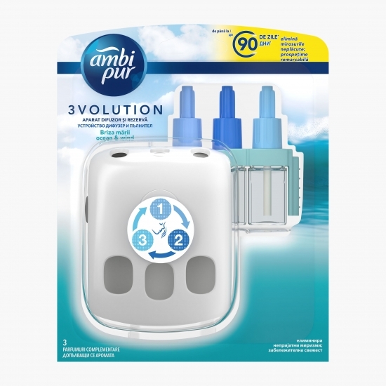Aparat electric cu rezervă 3Volution ocean mist 20ml