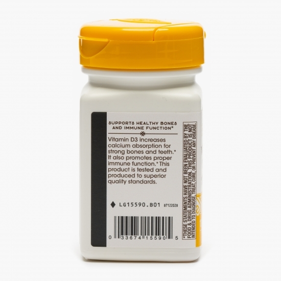 Vitamina D3 2000 UI (adulți) 120 capsule