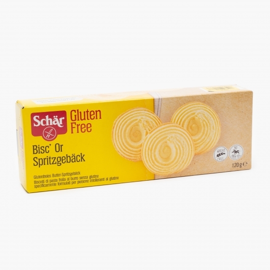 Biscuiți cu unt fără gluten Bisc'Or 120g 