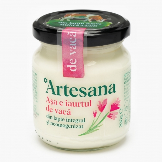 Iaurt natural din lapte de vacă 200g