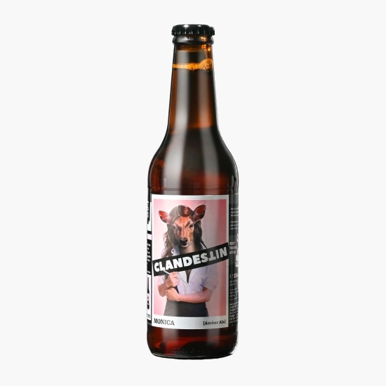 Bere Amber Ale Monica sticlă 0.33l