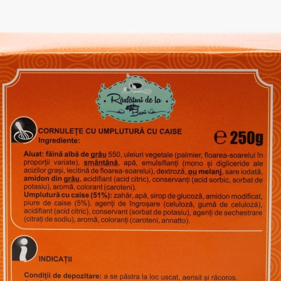Cornulețe cu caise 250g
