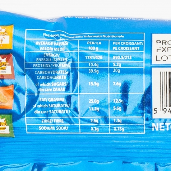 Croissant cu cremă de cacao 50g