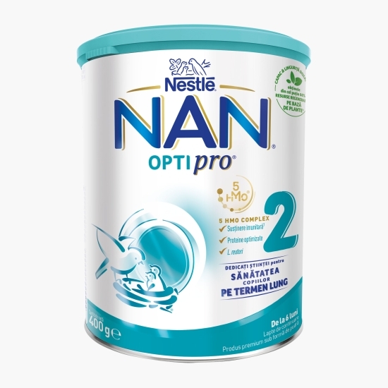 Formulă de lapte praf Optipro 2 HMO, +6 luni, 400g