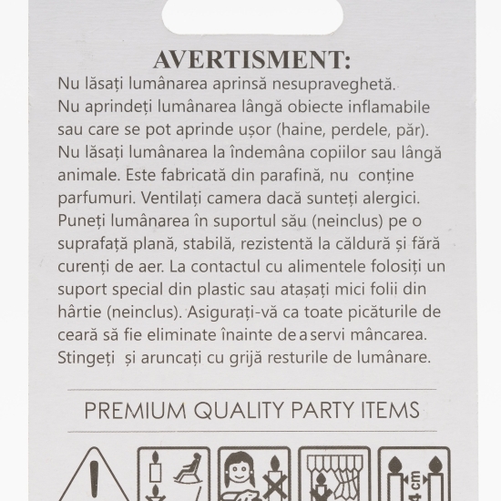 Lumânare cifra 4 La Mulți Ani