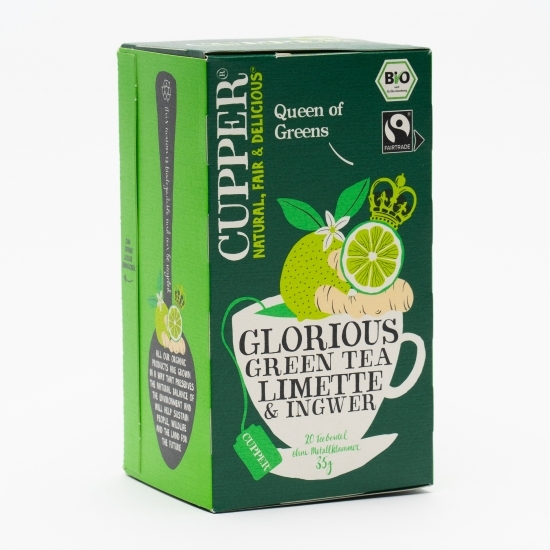 Ceai eco lămâie verde și ghimbir 20 plicuri