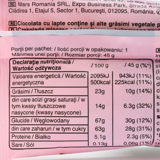 M&M'S - Ouă pătate Paște din ciocolată cu lapte, Chocolate Eggs, 45g