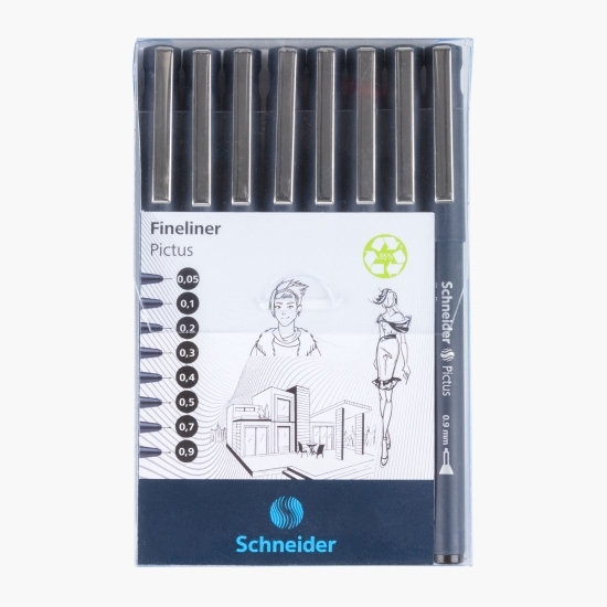 Set 8 linere Pictus