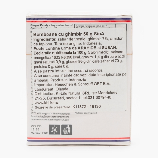 Bomboane cu ghimbir 56g