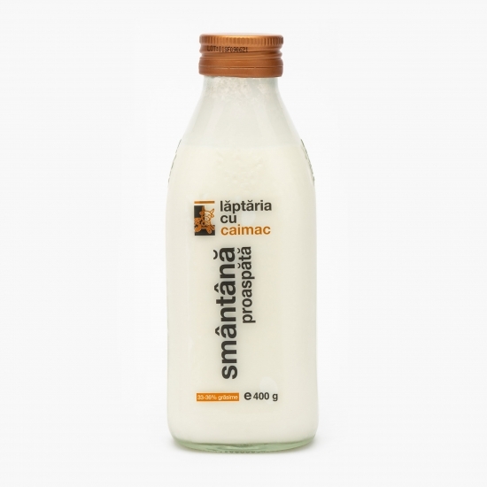 Smântână proaspătă 33-36% grăsime 400g