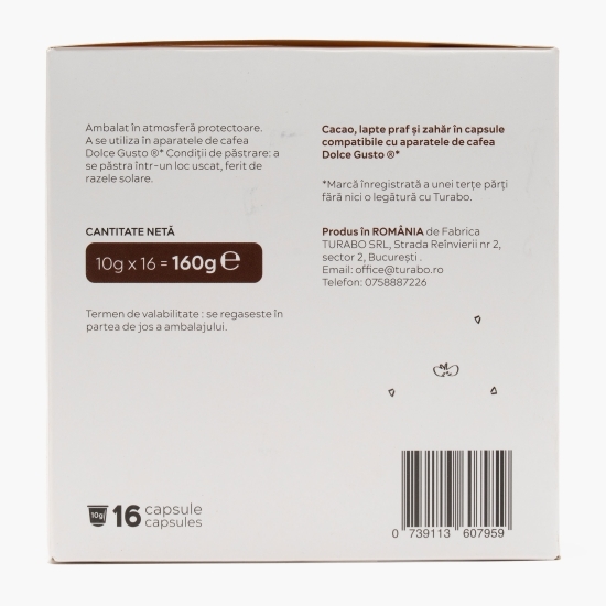 Ciocolată caldă Classic, 16 băuturi, capsule