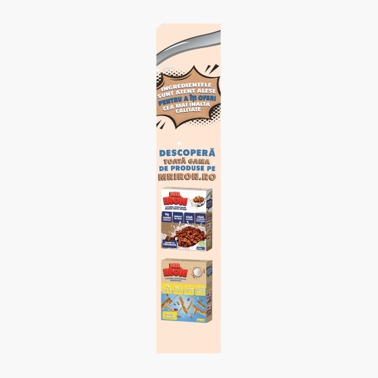 Cereale vegane cu aromă naturală de caramel sărat, cu 35% proteină, fără zahăr, low carb, fără gluten 250g
