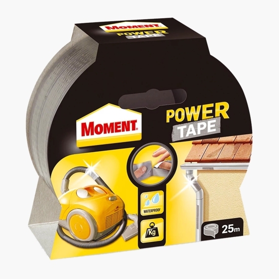 Power Tape argintiu 50mm x 10m