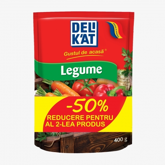 Bază pentru mâncare legume 400g (1+1-50%)