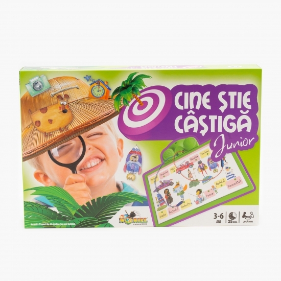 Cine știe câștigă - Junior joc interactiv 3+ ani