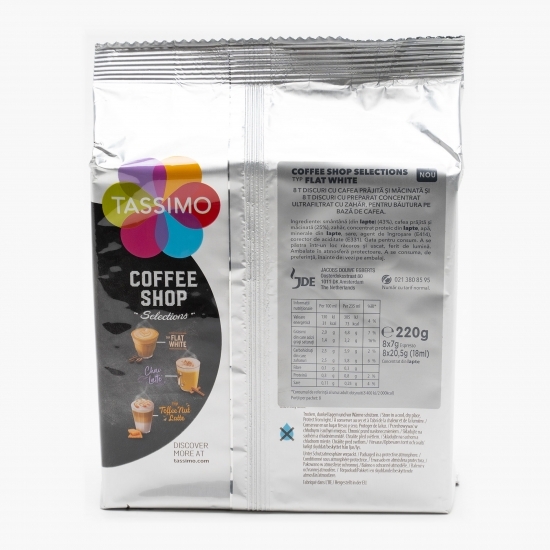 Flat White, 8 băuturi, 220g, capsule cafea