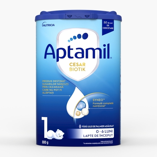 Lapte praf Cesar Biotik 1, 0-6 luni, 800g