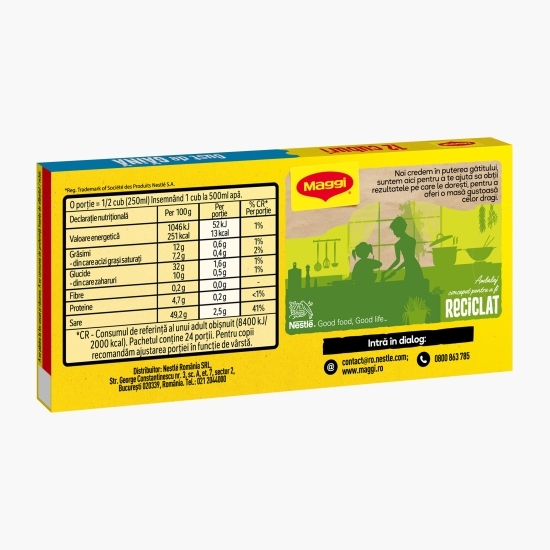 Bază pentru mâncăruri Cuburi cu gust de găină 120g