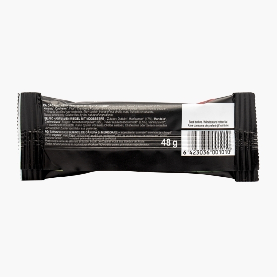 Baton eco din semințe de cânepă cu merișoare Hemp Up 48g