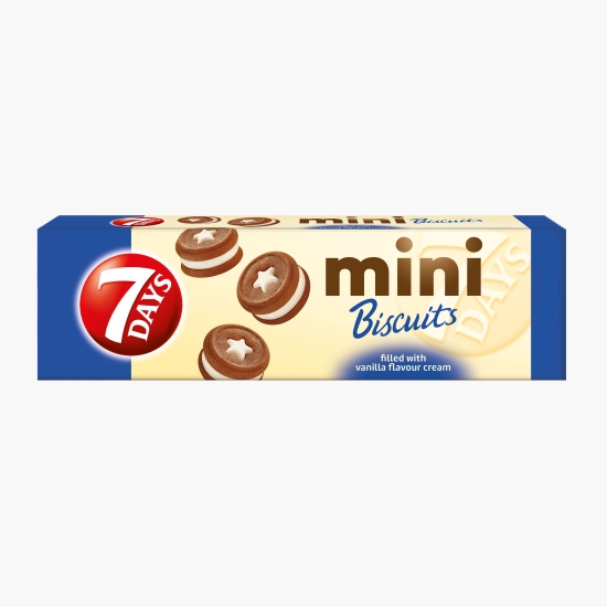 Mini biscuiți cu cremă de vanilie 100g 