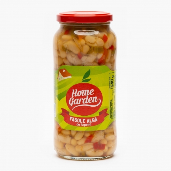 Fasole albă cu legume 540g