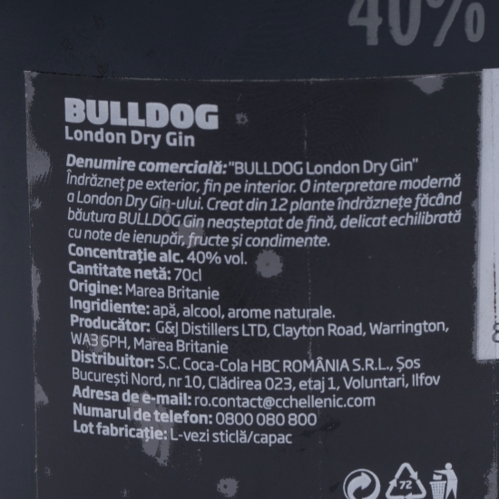 Gin 40% alc. 700ml