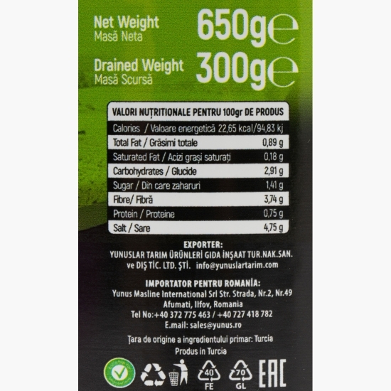 Ardei iuți murați, 650g