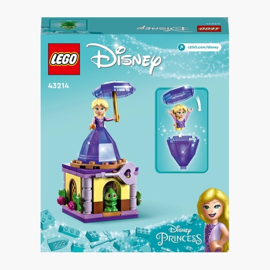 Rapunzel făcând piruete, 43214 Disney Princess, 89 piese, +5 ani